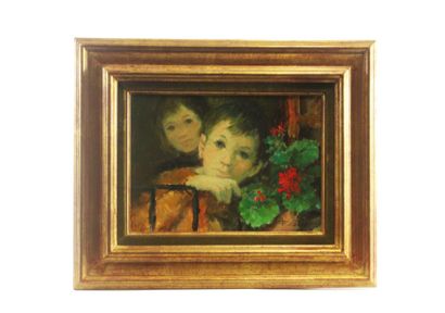 François BATET (1921-2015)
Portraits d'enfants
Huile...