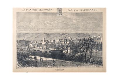 Réunion de 19 gravures dont la France illustrée...