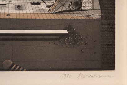 ASSADOUR BEZDIKIAN (né à Beyrouth en 1943)
Lithographie...