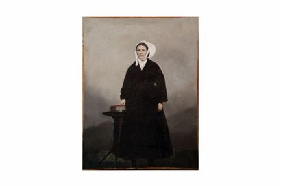 Ecole française (XIX-XX)
Portrait d'une Bretonne
Huile...