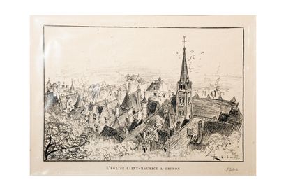 Réunion de 19 gravures dont la France illustrée...