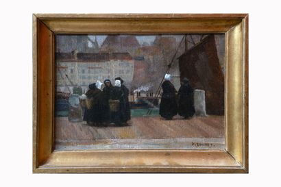 Henri Eugène LOUVET (1866-?)
Port de Bretagne
Huile...