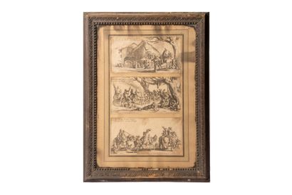 Jacques CALLOT (1592-1635)
La Halte des Bohémiens,...