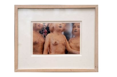 Réunion de pièces encadrées : 

Tirage photographique...