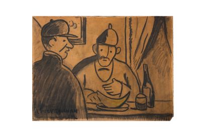 Louis-Mathieu VERDILHAN (1875-1928)
Fusain...