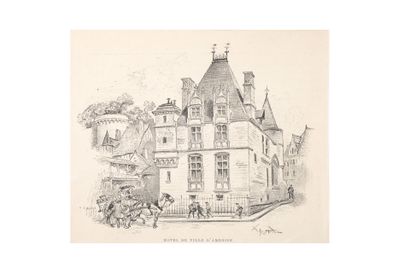 Réunion de 19 gravures dont la France illustrée...