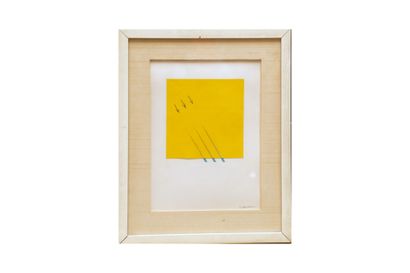Réunion de pièces encadrées : 

Tirage photographique...