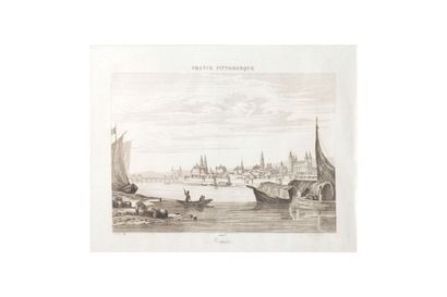 Réunion de 19 gravures dont la France illustrée...
