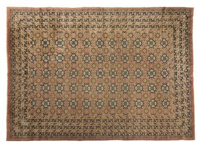 KHOTAN Rug 
Central Asia. Late 19th century.
Wool...