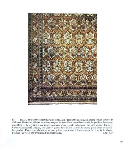 Très important et magnifique tapis GHOUM...