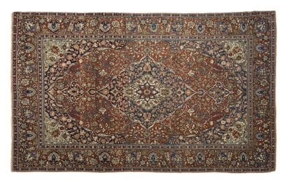 Exceptionnel, fin et rare tapis KACHAN MORTACHEM...