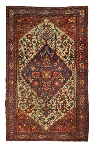 Tapis MELAYER 
Perse. Fin du 19e siècle.
Velours...