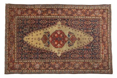 A very old, rare, and delicate FERAHAN MOUSTAHAFI...