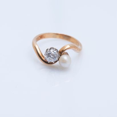 Bague Toi&Moi en or jaune 18 carats (750...