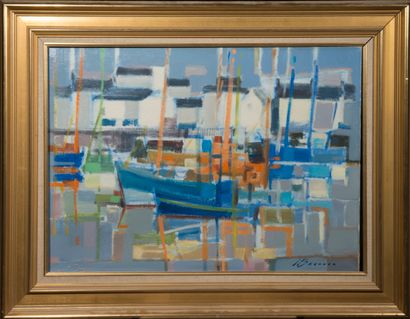 Jacques BRENNER (1936),
Port

Huile sur toile...