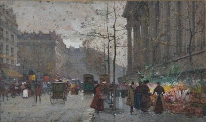 Eugène GALLIEN LALOUE (1854-1941),
Marché...
