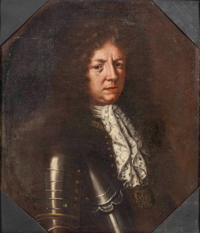 Ecole française du XVIIème siècle, 

Portrait...