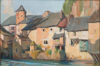 Ludovic CHAUVIAC (1889 - ?),
Village 

Huile...