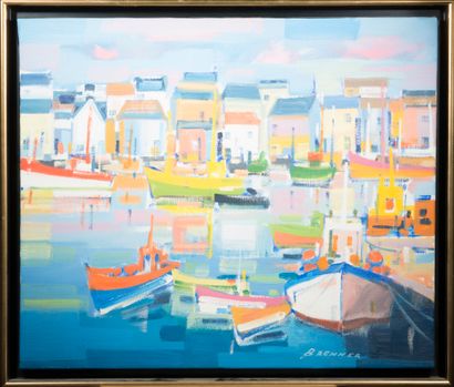 Jacques BRENNER (1936),
Port

Huile sur toile...