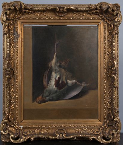 Ecole française XIXème, 

Nature morte au...