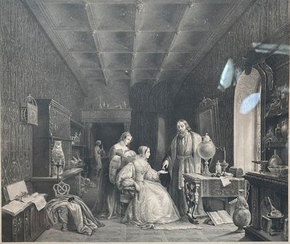 Lot comprenant :

- Inverness, gravure en...