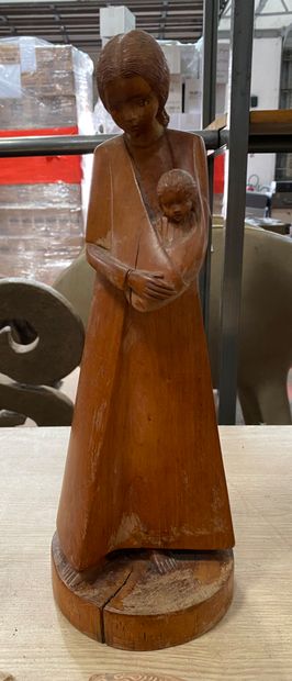 Lot comprenant une tête en stéatite sculptée,...