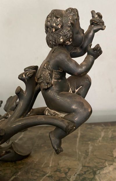 CHRISTOFLE, 

Jardinière de table en bronze...