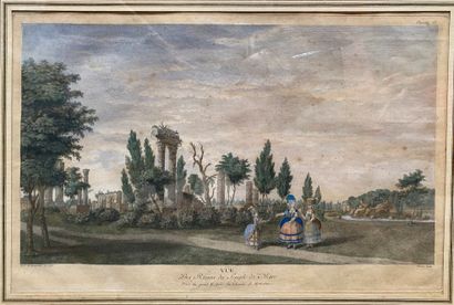Lot comprenant : 

- Ruines du Temple de...