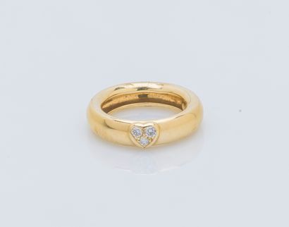 Bague jonc bombé en or jaune 18 carats (750...