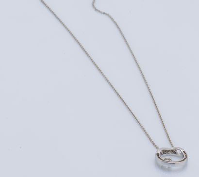 Collier en argent (925 ‰) composé d’une chaîne...
