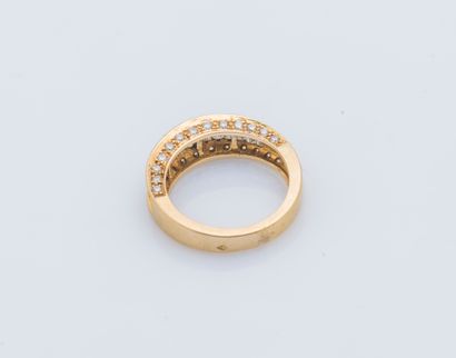 Demi-alliance en or jaune 18 carats (750...