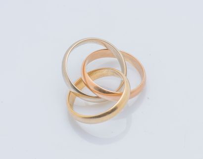 CARTIER
Alliance modèle Trinity en or 18...