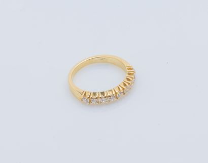 Demi-alliance en or jaune 18 carats (750...