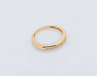 Demi-alliance en or jaune 18 carats (750...