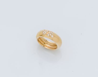 Bague jonc bombé en or jaune 18 carats (750...