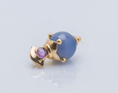 Pendentif arlequin en or jaune 18 carats...