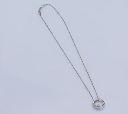Collier en argent (925 ‰) composé d’une chaîne...