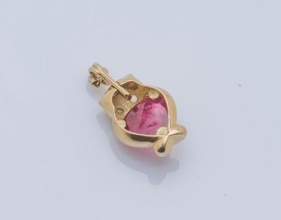Pendentif hibou en or jaune 18 carats (750...
