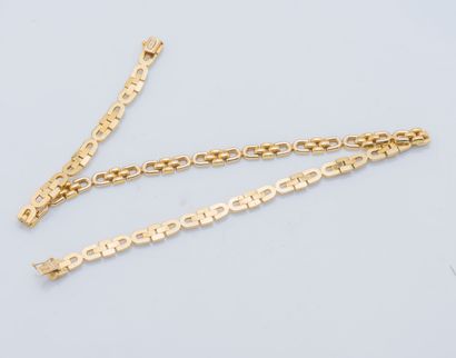 Collier en or jaune 18 carats (750 ‰) les...