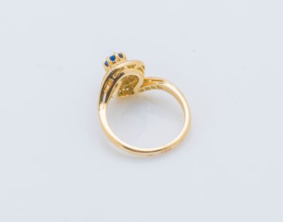 Bague tourbillon en or jaune 18 carats (750...
