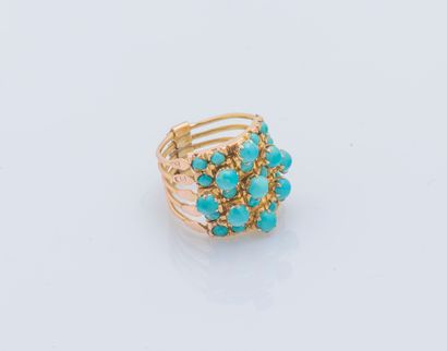 Bague multijoncs en vermeil (925 ‰) formée...