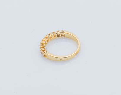 Demi-alliance en or jaune 18 carats (750...