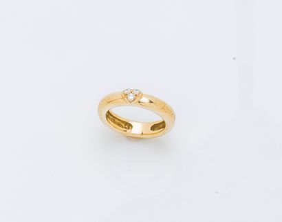 Bague jonc bombé en or jaune 18 carats (750...