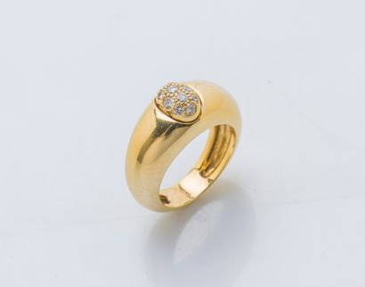 Bague jonc à transformation en or jaune 18...