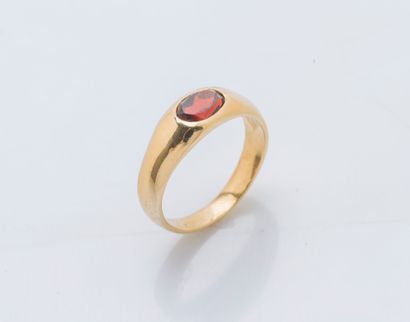 Bague jonc en or jaune 18 carats (750 ‰)...