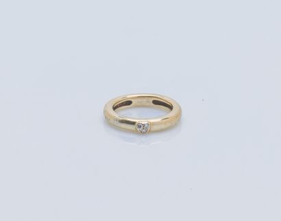 Bague jonc bombé en or jaune 18 carats (750...