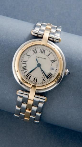 CARTIER
(VENDÔME OR & ACIER / GODRONNÉE),...