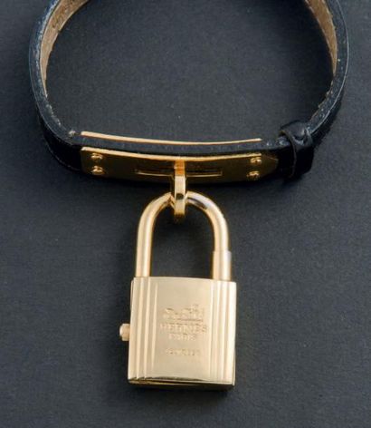 HERMÈS
(CADENAS PLAQUÉ OR), vers 2000 Montre...