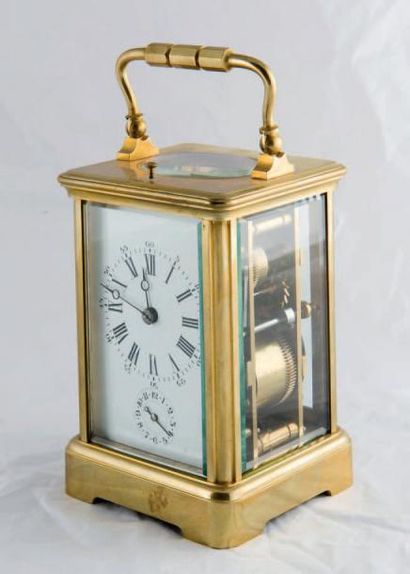PENDULE OFFICIER (PENDULE DE VOYAGE A SONNERIE),...