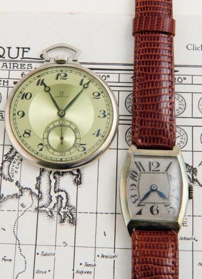 Lot CHEMIN DE FER (OMEGA MONTRE DE POCHE...
